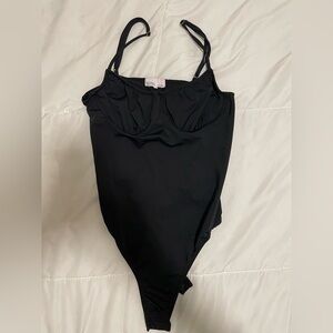 Black One-Piece Swimsuit